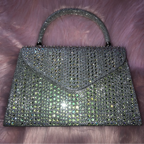 🤍💎Aurora Rhinestone Tote & Crossbody💎🤍 - Picture 6 of 10